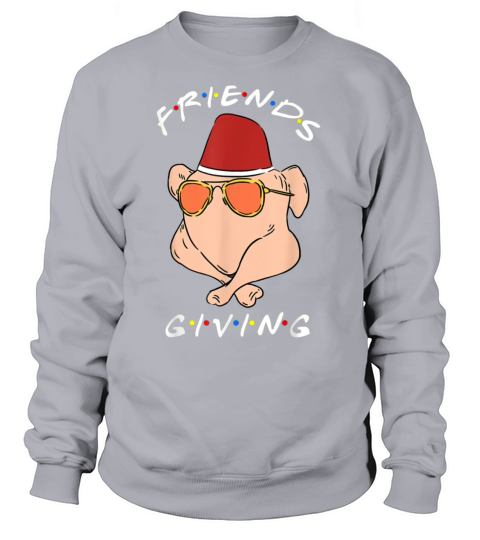 Funny Thanksgiving Friendsgiving Turkey Women's Sweatshirt