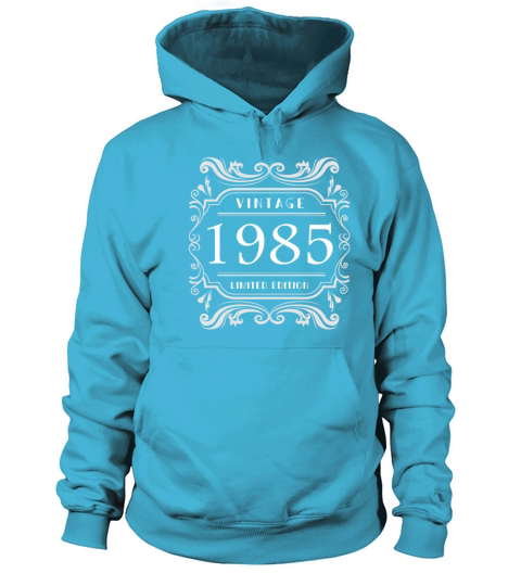 Vintage 1985 Limited Edition Birthday Present Gift Men's Hoodie