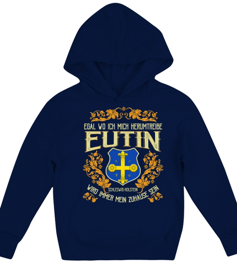 EUTIN EGAL WO ICH MICH HERUMTREIBE Kids Hoodie