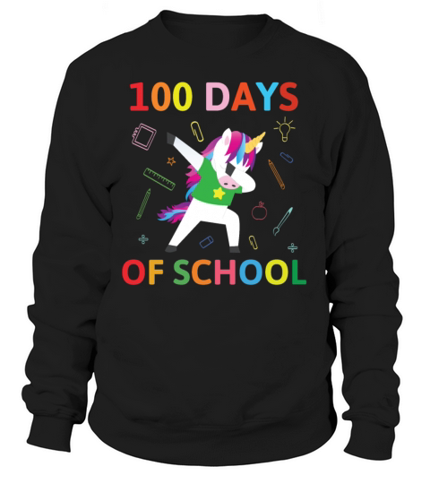 100 Days Of School Unicorn 100 Days Smarter 100th Women's Sweatshirt