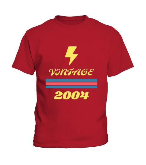 2004 16 Years Old Gift Vintage Retro 16th Birthday Kids T-Shirt