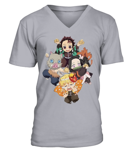 Tanjiro Kamado Demon Men's V-Neck T-shirt