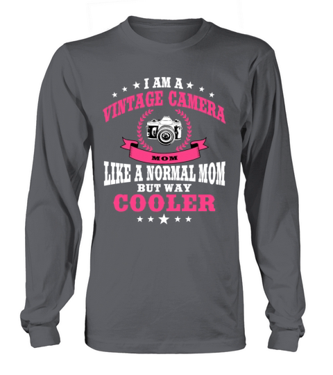 Vintage Camera Mom Long sleeved Unisex