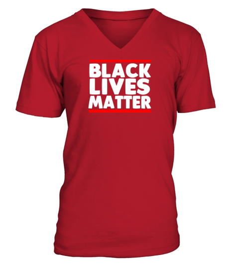 Black Lives Matter Men's V-Neck T-shirt