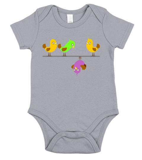 A Whole New Perspective For A Bird Short Sleeve Baby One-Piece