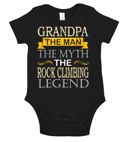 Grandpa The Man The Myth The Rock Climbing Legend Sports 2020 Short Sleeve Baby One-Piece
