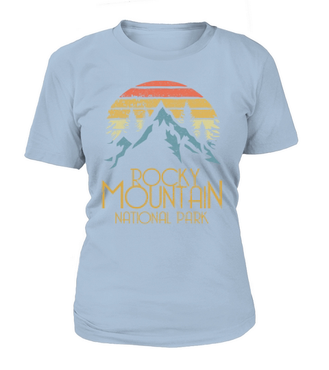 Vintage Rocky Mountains National Park Colorado Women's T-Shirt