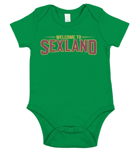 Welcome to sexland Short Sleeve Baby One-Piece