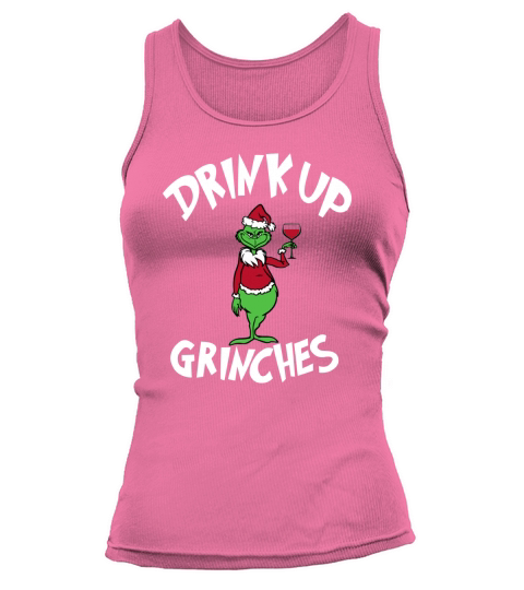 DRINK UP GRINCHES - Ladies V-Neck Tank top Woman