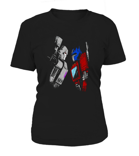 optimus vs megatron color Women's T-Shirt