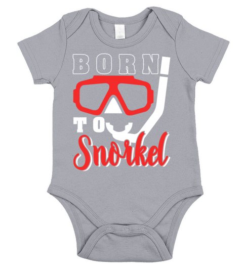 Snorkeling Dive Swimming Summer Sports Funny Quote Short Sleeve Baby One-Piece