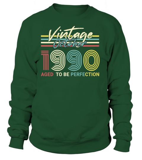 Gift Retro 1990 In October Women's Sweatshirt