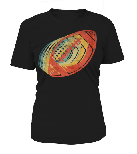 American Football Retro Vintage Color T-Shirt Woman
