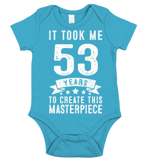 Funny 53 Years Old 1968 T Shirt 53th Birthday Gift Short Sleeve Baby One-Piece