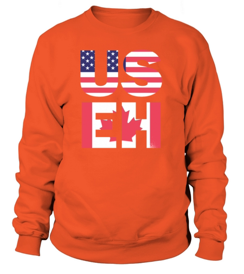 US EH American Canadian Funny Meme Quote Women's Sweatshirt