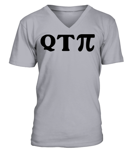 QTPI Cutie Pi Men's V-Neck T-shirt