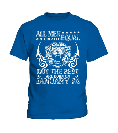 All Men Are Created Equal The Best Are Born On Jan Kids T-Shirt