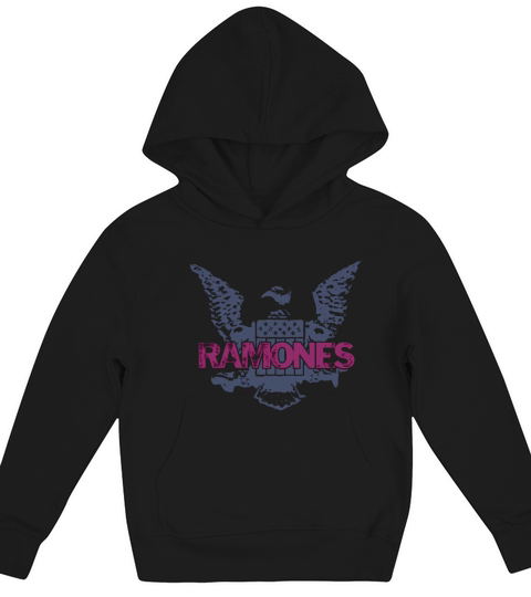 Ramones Purple Eagle Kids Hoodie