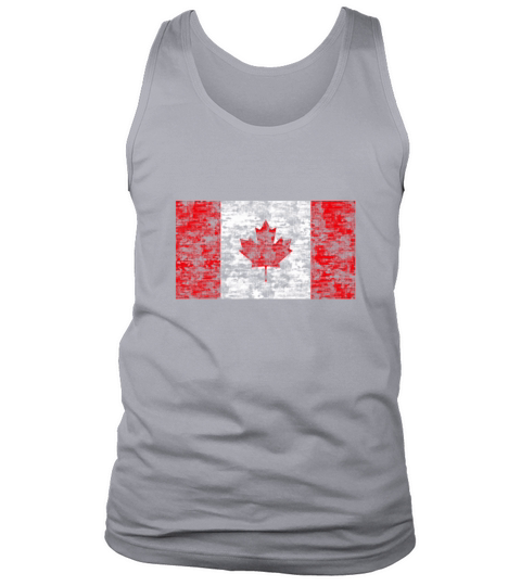 Canada flag vintage Men's Tank Top