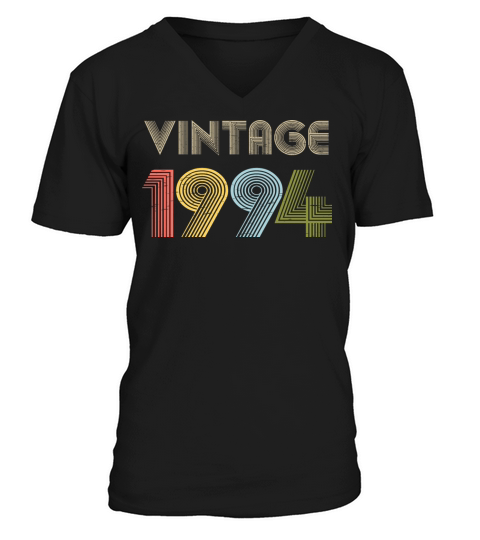 27th Birthday Vintage Shirt Born In 1994 Gift Tee Men's V-Neck T-shirt