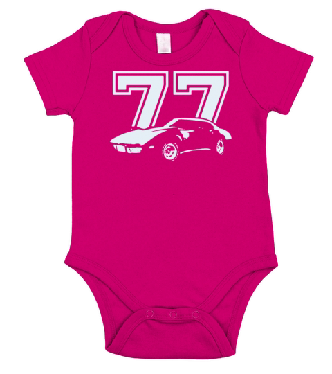 1977 CHEVROLET CORVETTE Short Sleeve Baby One-Piece
