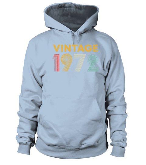 48th Birthday Gift Vintage 1972 T-Shirt Men Women Women's Hoodie