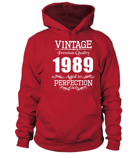 Vintage Premium Quality 1989 Aged To Perfection Women's Hoodie