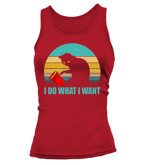 I do what I want cat - Ladies Flowy Tank Tank top Woman