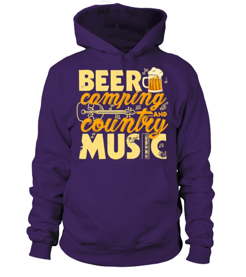 Beer Camping And Country Music Gift Funny Camping Women's Hoodie
