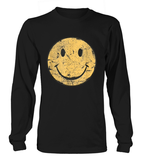 Vintage 70 Smiley Face Women's Long Sleeve