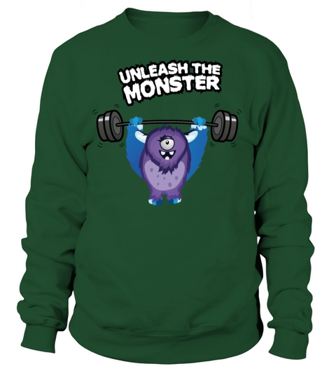 Unleash the beast body builder Women's Sweatshirt