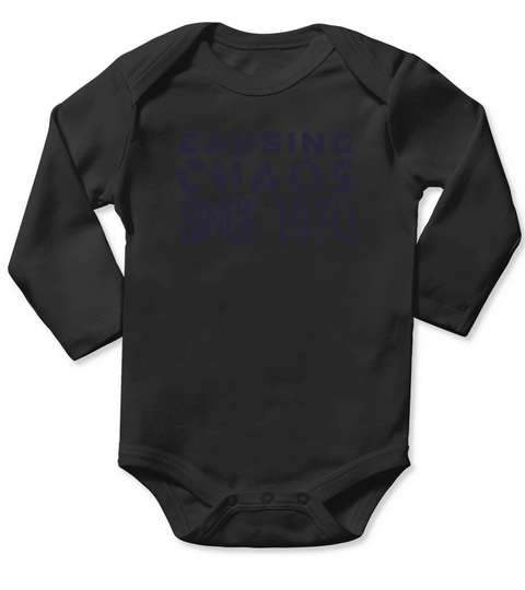 Funny 51st Birthday Gift 51 Year Old 1970 Bday Long Sleeve Baby One-Piece