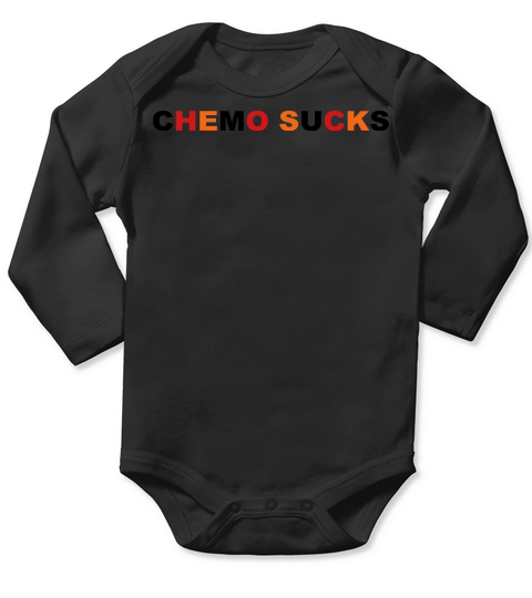 Chemo Sucks Breast Cancer Awareness Awareness Mask Long Sleeve Baby One-Piece