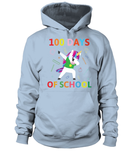 100 Days Of School Unicorn 100 Days Smarter 100th Women's Hoodie