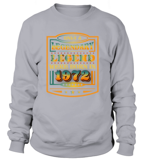1972 Birthday Year Anniversary 50th Birthday Women's Sweatshirt