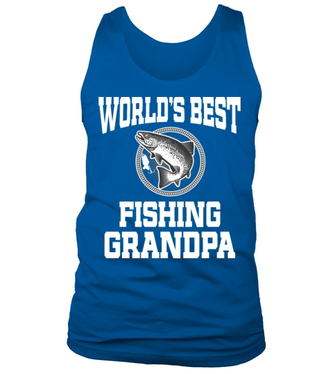 Grandpa Worlds Best Fisherman Men's Tank Top