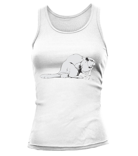 Bever funny animal Tank top Woman