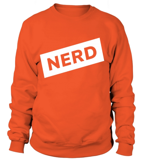 NERD - White Colored Label Women's Sweatshirt