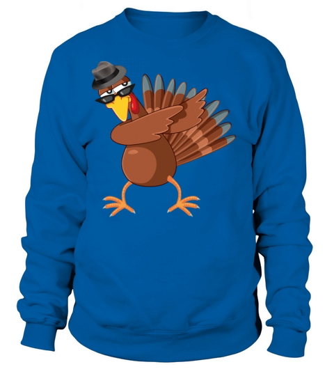 Dabbing Turkey Thanksgiving Boys Kids Men Turkey Women's Sweatshirt