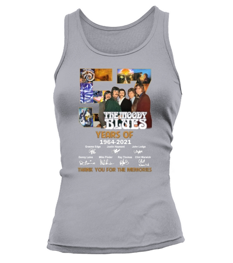 57 Years Of The Moody Blues Thank You For The Memories Tank top Woman