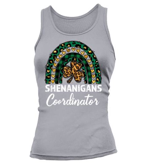 Shenanigans Coordinator Rainbow St Patricks Day Te Tank top Woman
