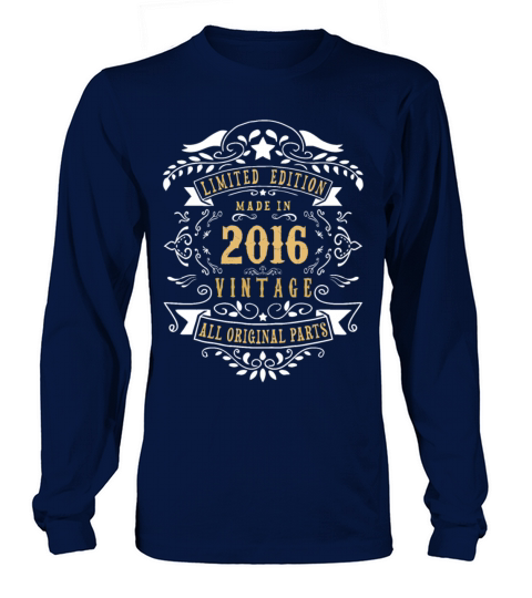 Limited Edition Made In 2016 Vintage Original Women's Long Sleeve