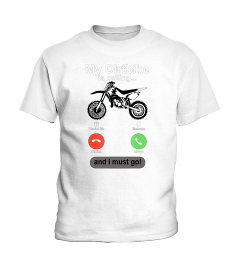 Bike Dirtbike is calling  Riders Brap Kids T-Shirt