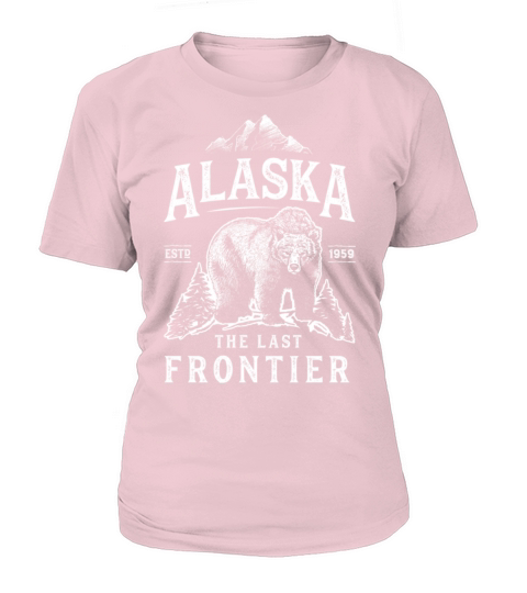 Alaska The Last Frontier Bear Home T Shirt Women's T-Shirt