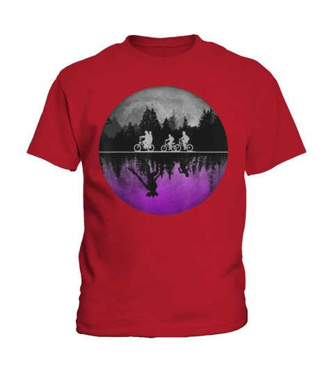 Stranger Cool Illustration Of Scary Things Kids T-Shirt