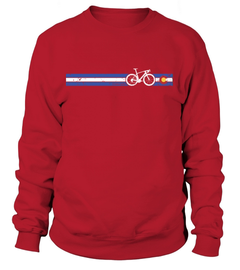 Colorado State Flag Cycling Bike Racing CO Road Women's Sweatshirt