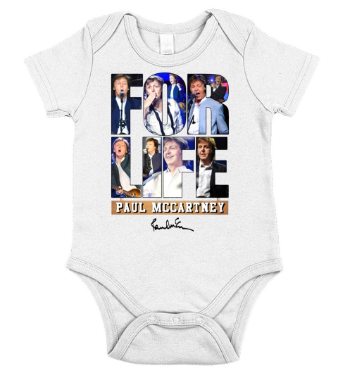 PAUL MCCARTNEY Short Sleeve Baby One-Piece