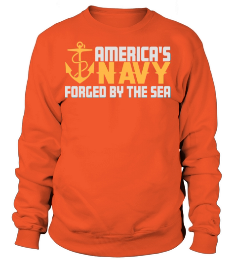 Americas Navy Forged By The Sea Women's Sweatshirt