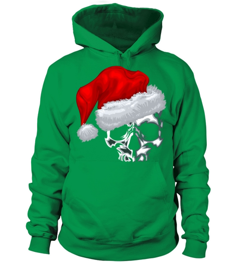 Santa Skull Men's Hoodie