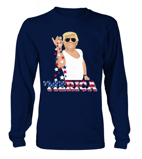 Trump 4th Of July Funny Trump Salt shirt Long sleeved Unisex